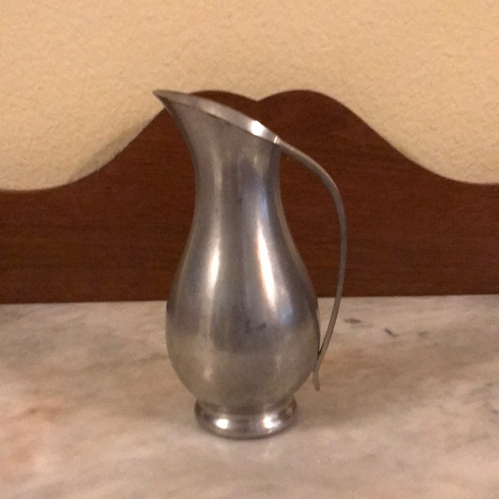 Vintage Royal Holland Pewter Daalderop Pitcher-6”